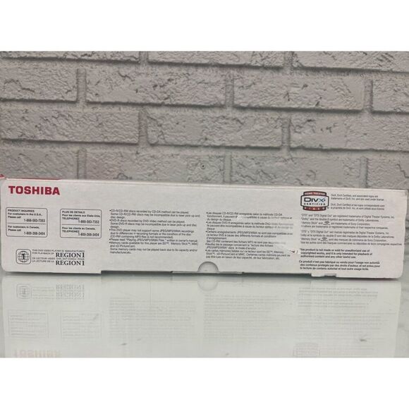 Toshiba 8” Diagonal Widescreen Portable DVD Player - Picture 7 of 8